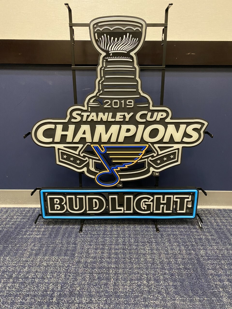 Bud Light St. Louis Blues Stanley Cup Champions Sign - LIVING LEGACY  SCHOLARSHIP PROGRAM